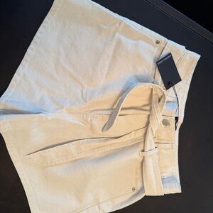 Marissa Webb high waist belted  tie short
